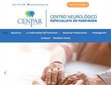 Tablet Screenshot of cenpar.org